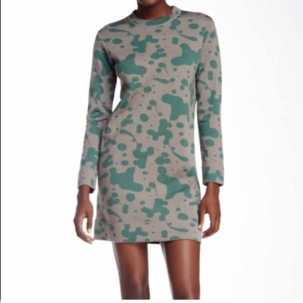 Marc Jacobs mini dress with sleeves granite size S